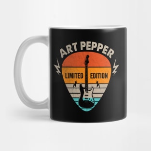 Vintage Art Pepper Name Guitar Pick Limited Edition Birthday Mug